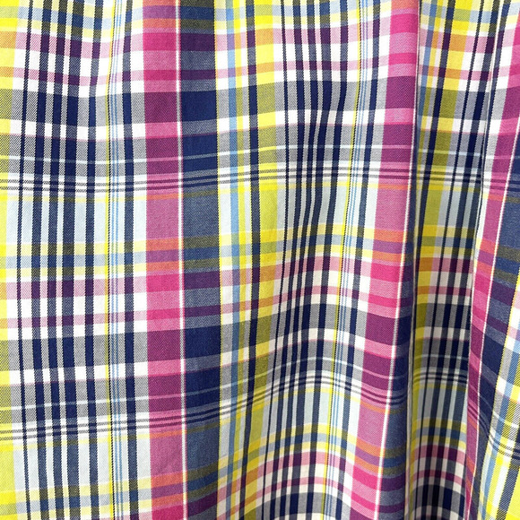 Peter Millar Mens Shirts Size XL Bold Multi Plaid Long Sleeve Button Down - Picture 7 of 9